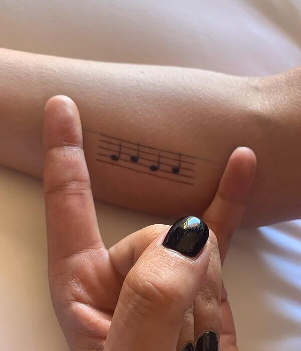 Musical Note Tattoo