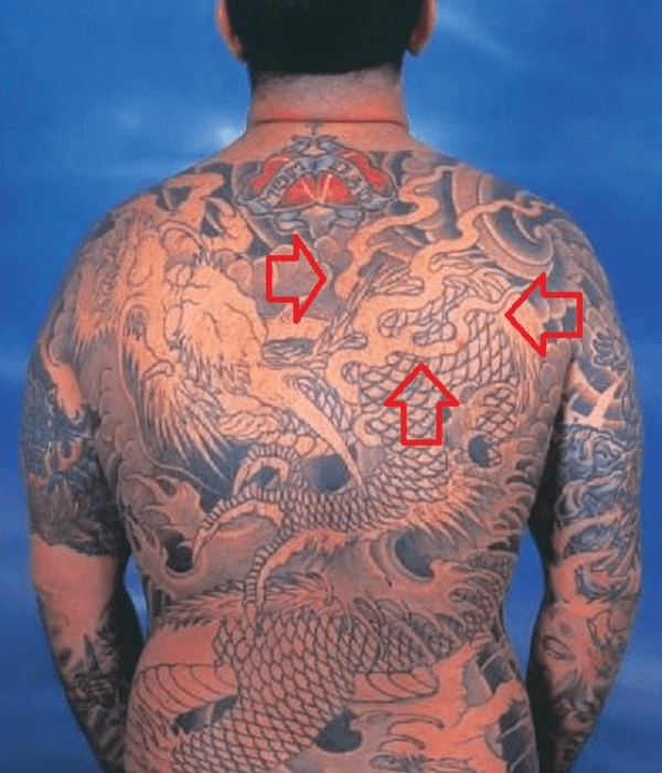 Japanese fire tattoo