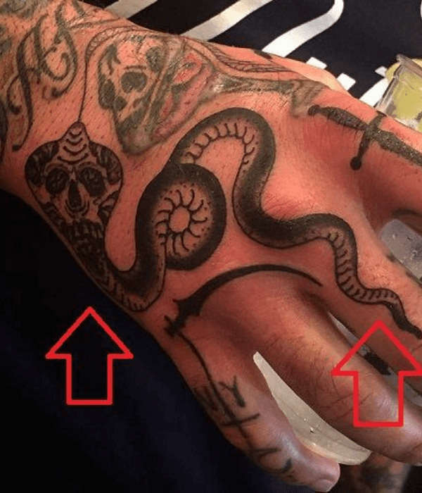 Serpent tattoo