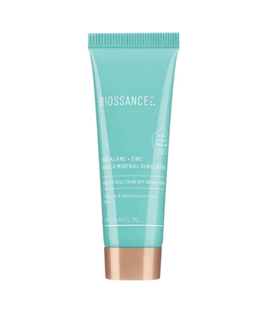 Biossance Squalane + Zinc Sheer Mineral Sunscreen SPF 30