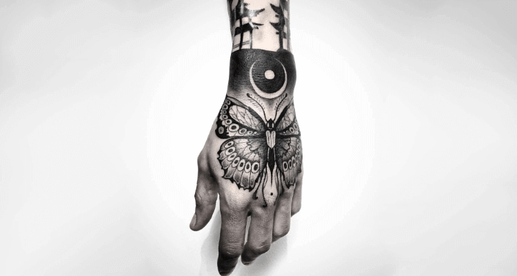 Amazing Butterfly hand tattoos for men and women