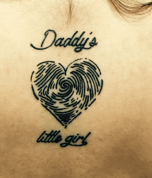 Dad fingerprint tattoo