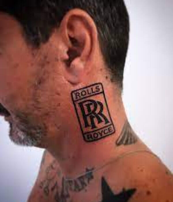 Double Letter R Tattoo Design