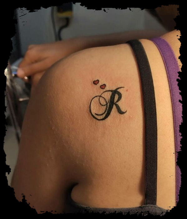 Geometric R - Trending Tattoo Geometric-R-letter-tattoo