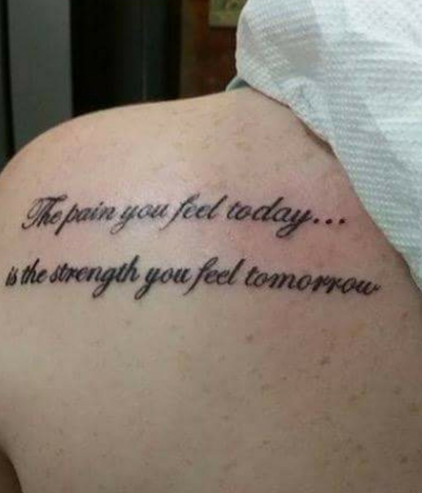 How do you feel today tattoo