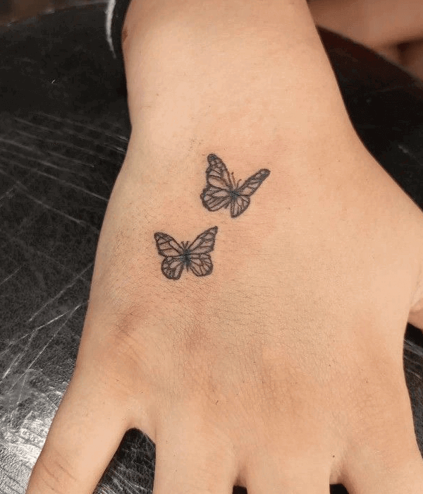 Amazing Butterfly Hand Tattoos For Men And Women