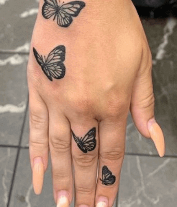 butterfly tattoo for  CRAZY INK TATTOO  BODY PIERCING in Raipur India