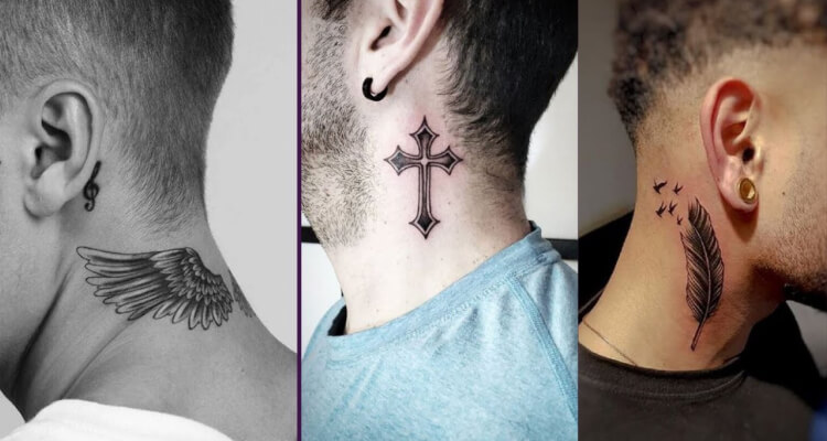 45 Triangle Tattoos On Neck