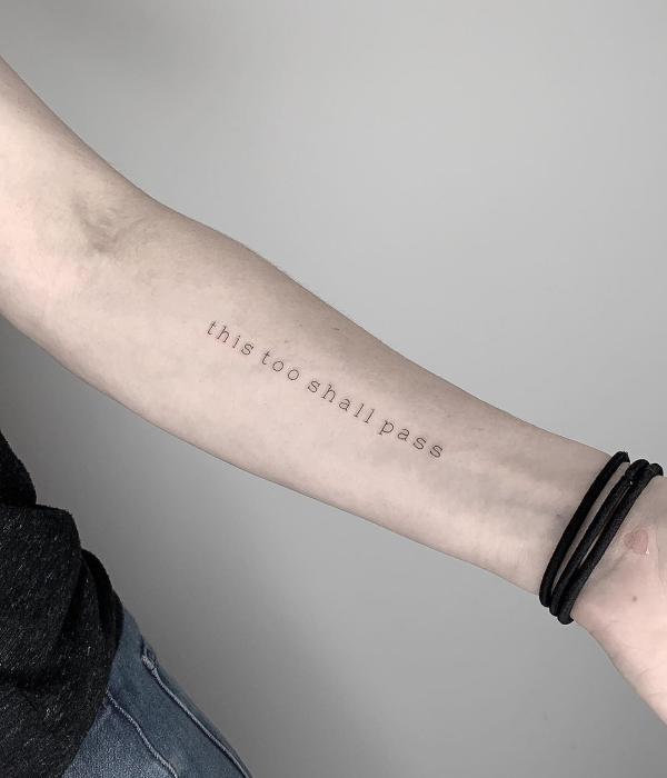 This too shall pass tattoo