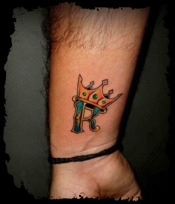 Tribal R - Trending Tattoo Tribal-R-Letter-Tattoo