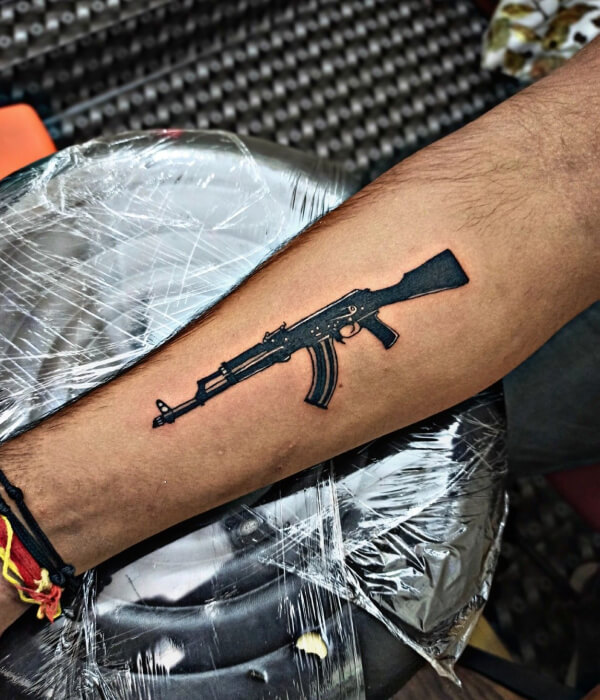 64 Ultra Modern Gun Tattoos For Back  Tattoo Designs  TattoosBagcom