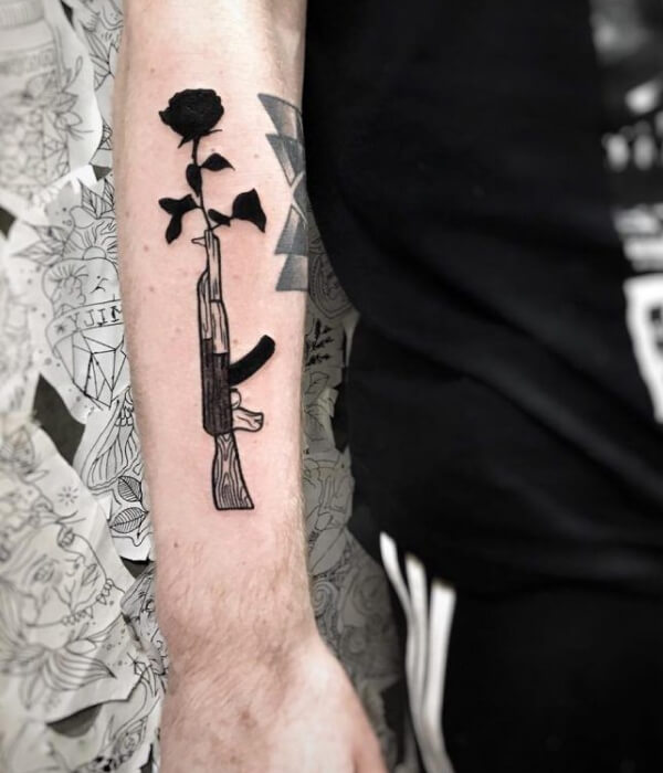 Buy Ak47 Tattoo Online In India  Etsy India