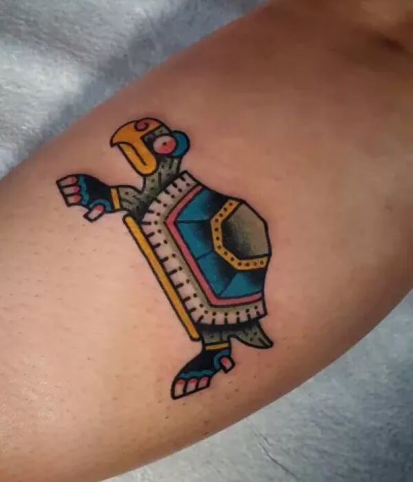 Animal Aztec tattoo