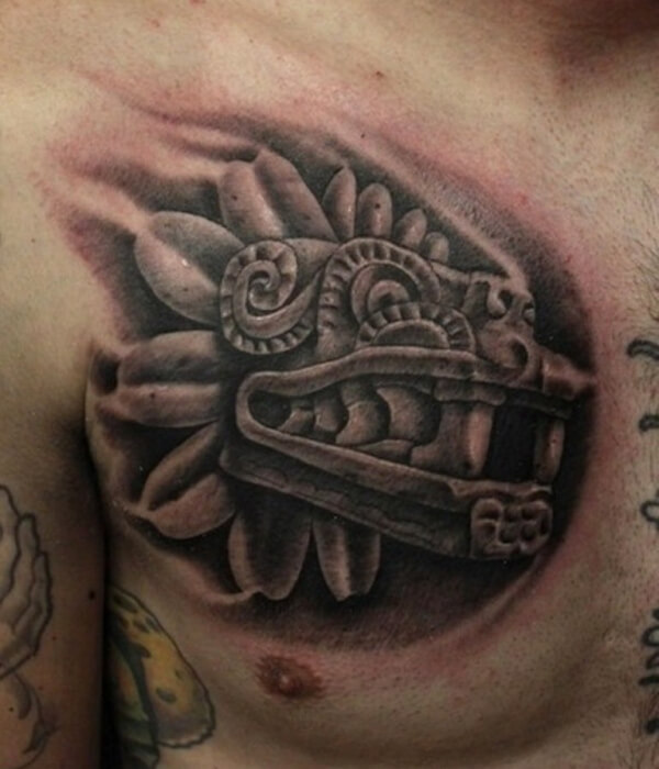 Animal Aztec tattoo