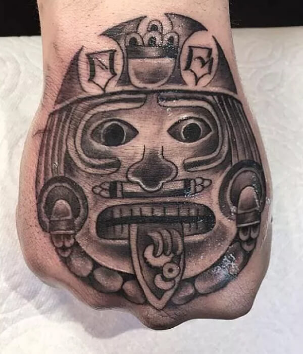 Animal Aztec tattoo