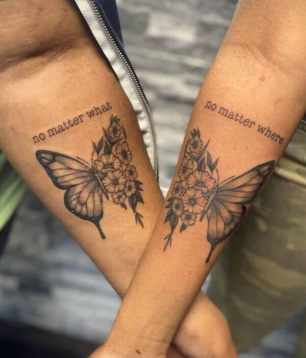 Animal sister tattoos