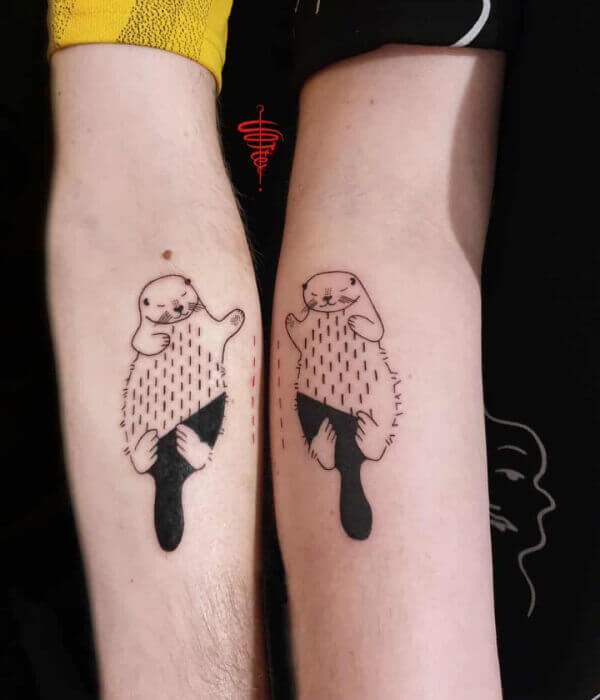 Animal sister tattoos