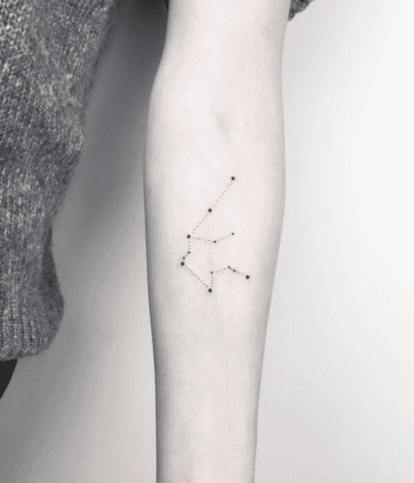 Aquarius tattoo constellation