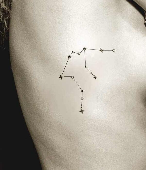 Aquarius tattoo constellation