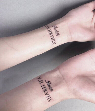 40+Unique Baby Name Tattoo Ideas For Parents