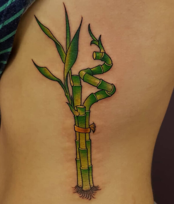 Bamboo lucky tattoo