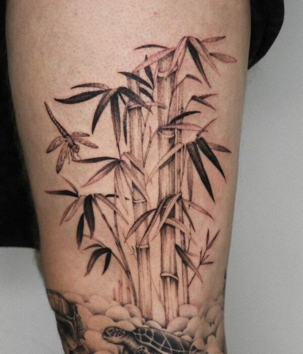 Bamboo lucky tattoo