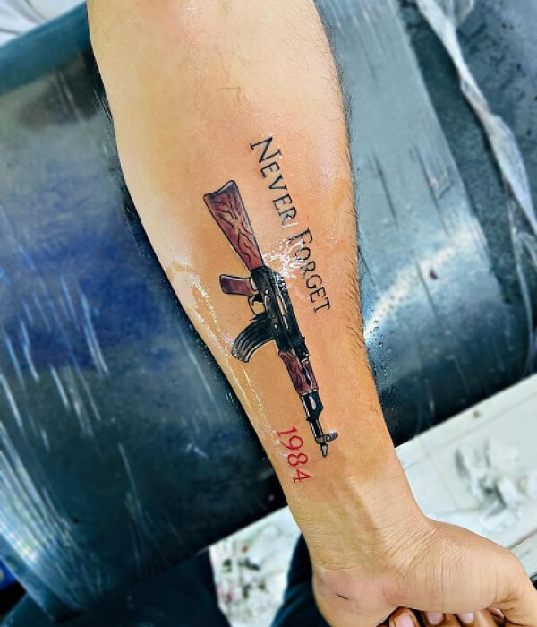 Top Ak 47 Tattoo Ideas Pictures Images and Stock Photos