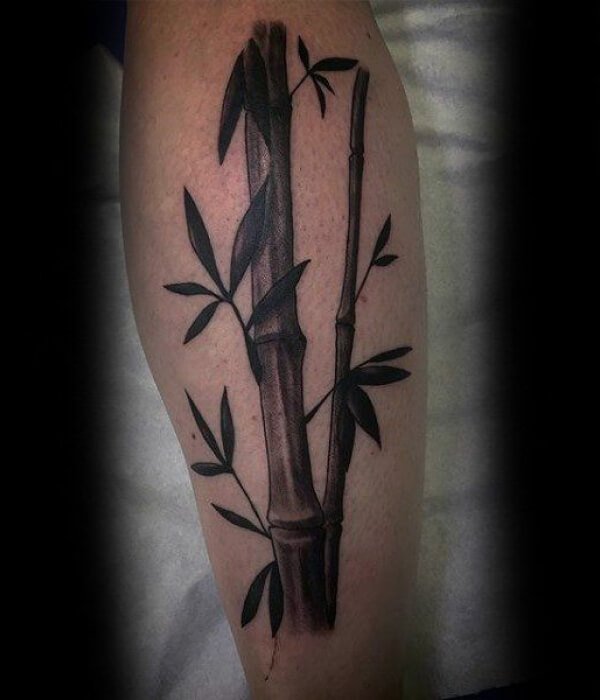 Chinese bamboo tattoo