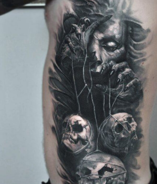 Gothic devil tattoo - Trending Tattoo Gothic devil tattoo