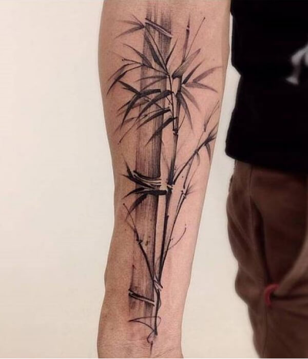 Japanese bamboo tattoo