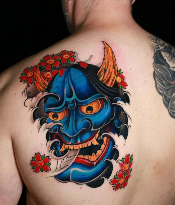 Japanese devil tattoo