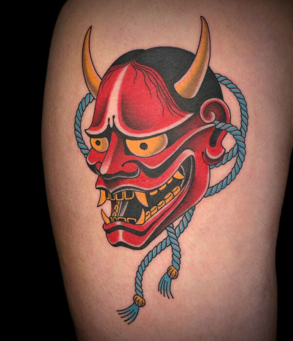 Japanese devil tattoo