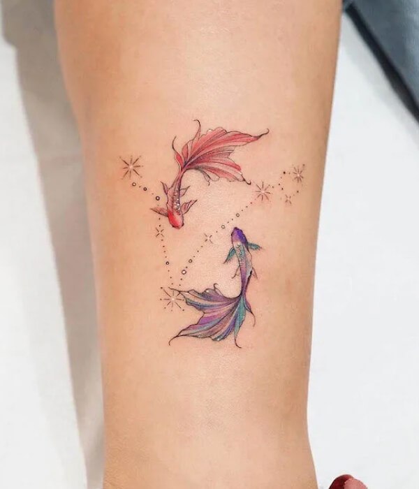 Lucky tattoo for Pisces woman