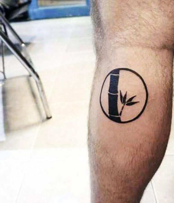 Minimalistic bamboo tattoos