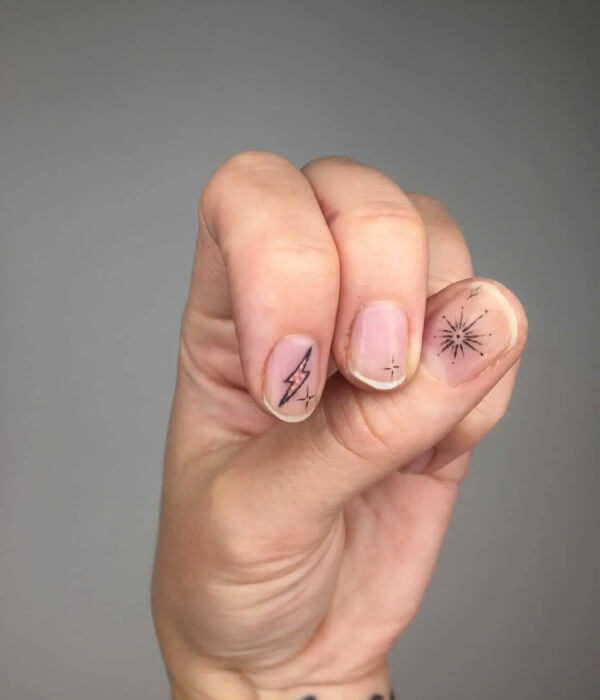 Nail tattoo permanent