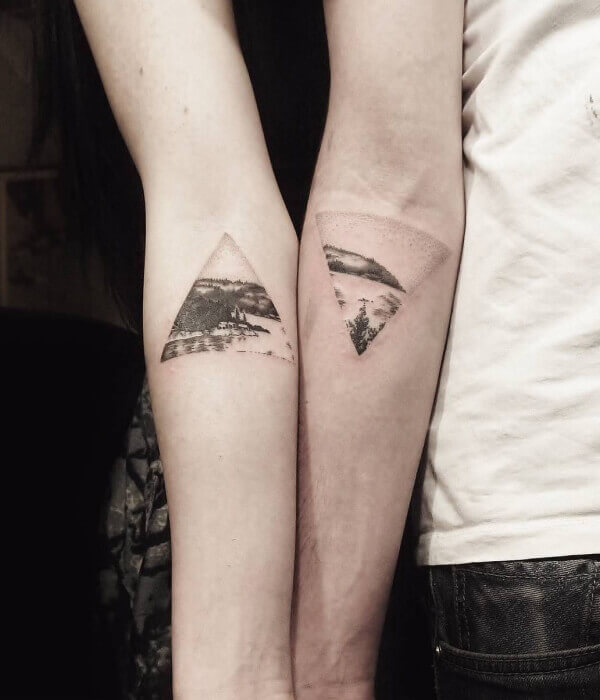 Nature sister tattoos