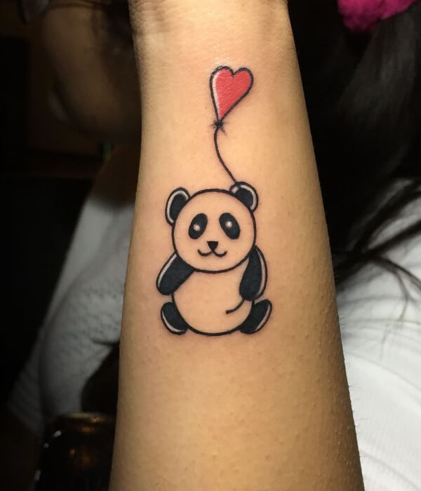 Panda tattoo outline