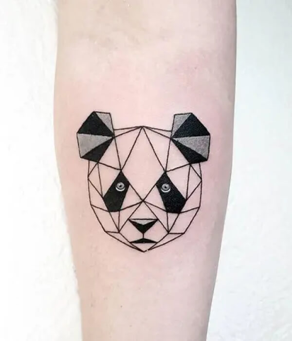 Panda tattoo outline