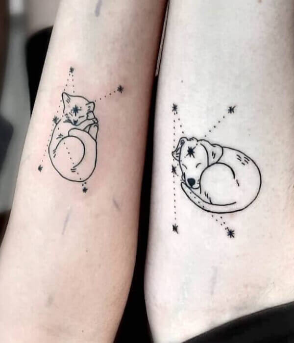 Pet sister tattoos