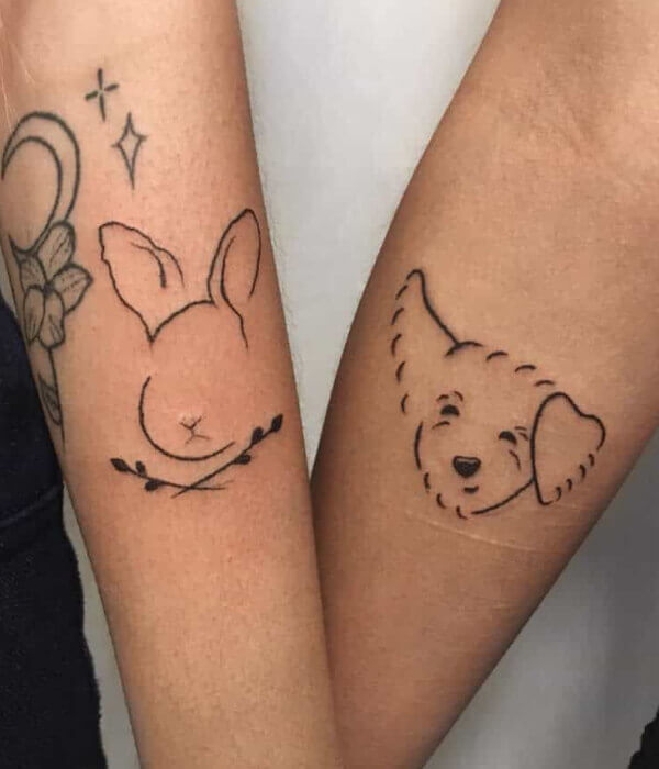 Pet sister tattoos