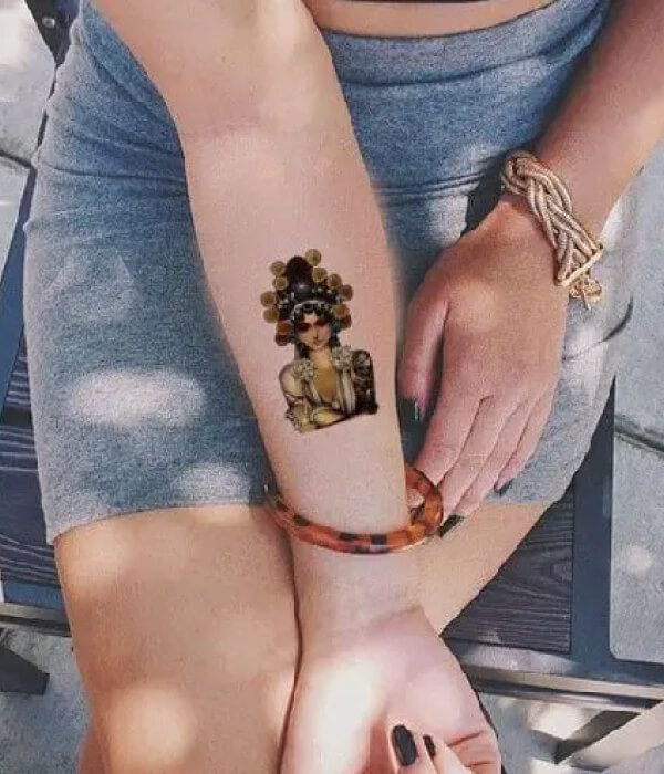 Small Aztec tattoo