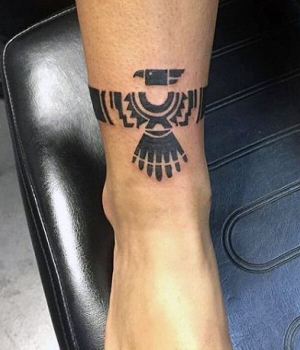 Small Aztec tattoo