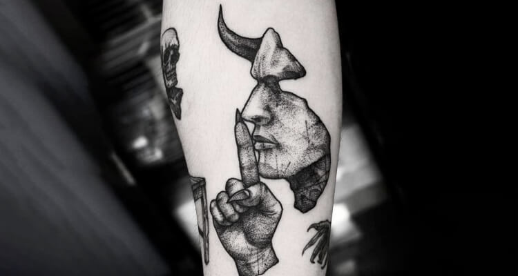 Devil Tattoo - Etsy