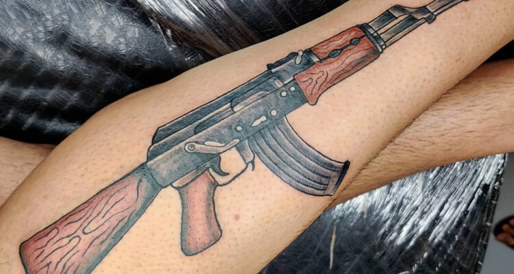 Ordershock Pistol with Ak47 Most Popular Combo Tattoo  JioMart