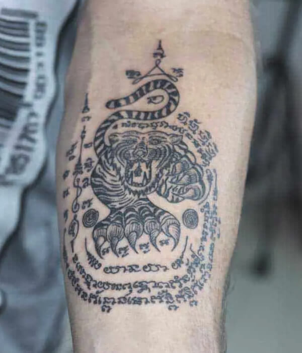 Yant Animal Himapant tattoo