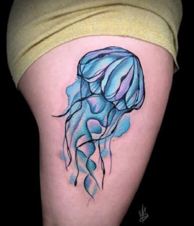 45 Designing a Unique and Symbolism Behind Jellyfish Tattoos