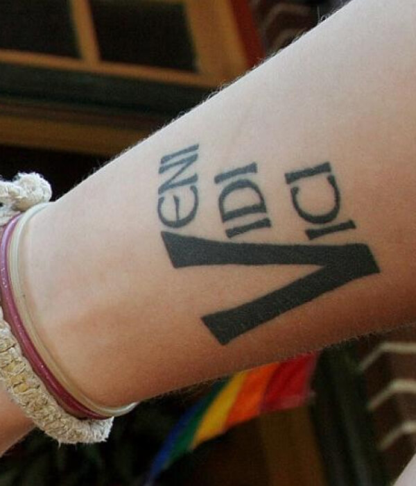Veni Vidi Vici tattoo meaning