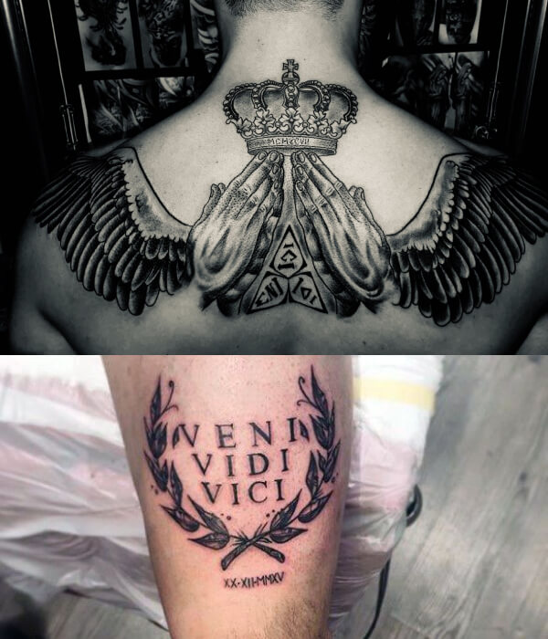 16 Veni Vidi Vici Tattoos With Explained Meaning - TattoosWin