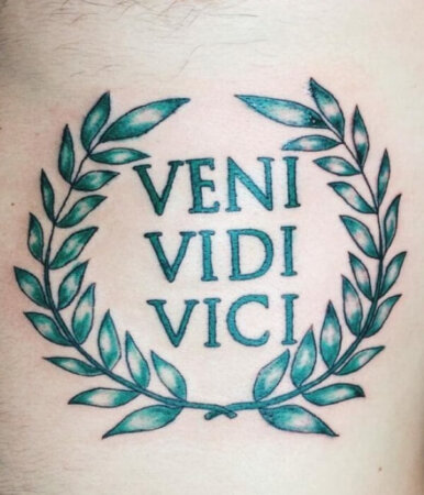 30 Veni Vidi Vici Tattoo Ideas and Designs with Meaning