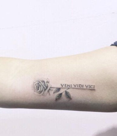 30 Veni Vidi Vici Tattoo Ideas and Designs with Meaning